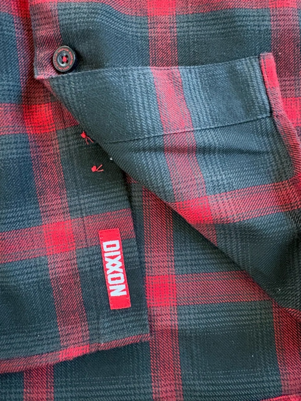 Dixxon Flannel Snap-On Tools Limited Edition Form & Function Shirt Red Plaid L - Picture 6 of 11